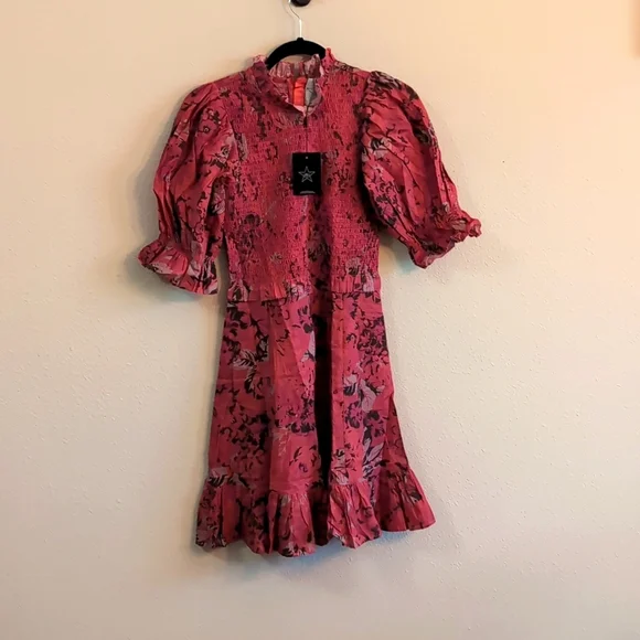 Revolve Area Stars Priya Floral Smocked Mini Dress - Picture 4 of 9